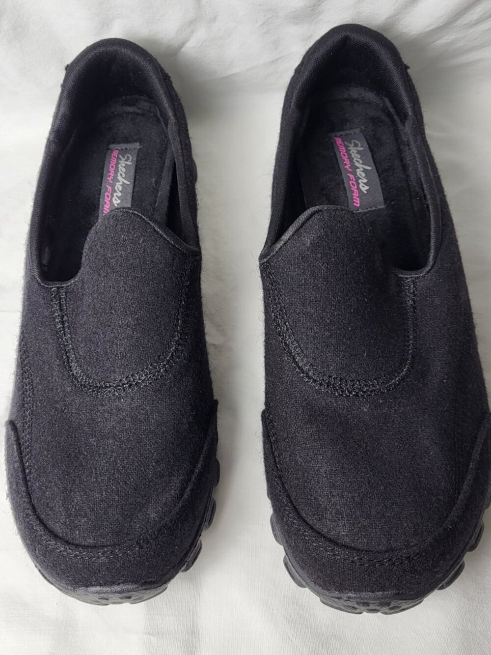Skechers Shoes Women's 6.5 Black Memory Foam Comfort Neutral Minimalist Normcore